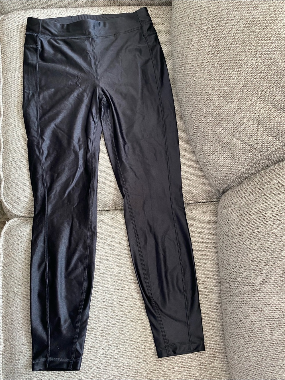 lululemon athletica Black High-Rise Workout Sleek Leggings Black size 6